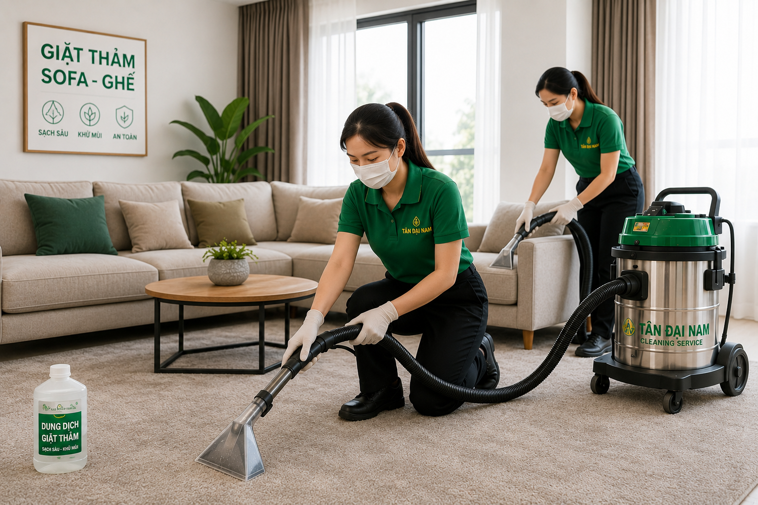Giặt thảm, sofa, ghế